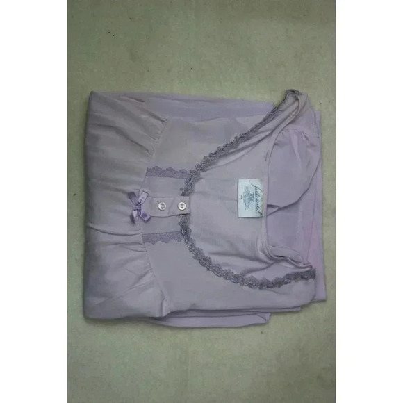 Women's Vintage Nylon Gown-Fundamentals-Light Purple-Size Medium - Picture 7 of 8